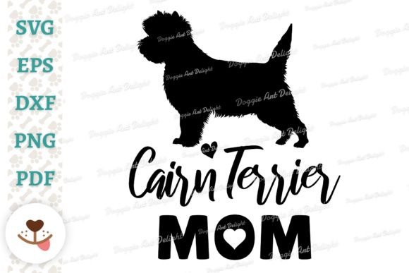 Cairn Terrier Mom Design, Dog Mom Svg