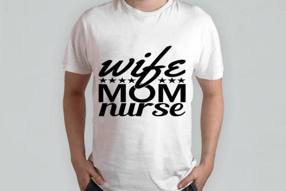 Keychain Svg Design, Wife Mom Nurse